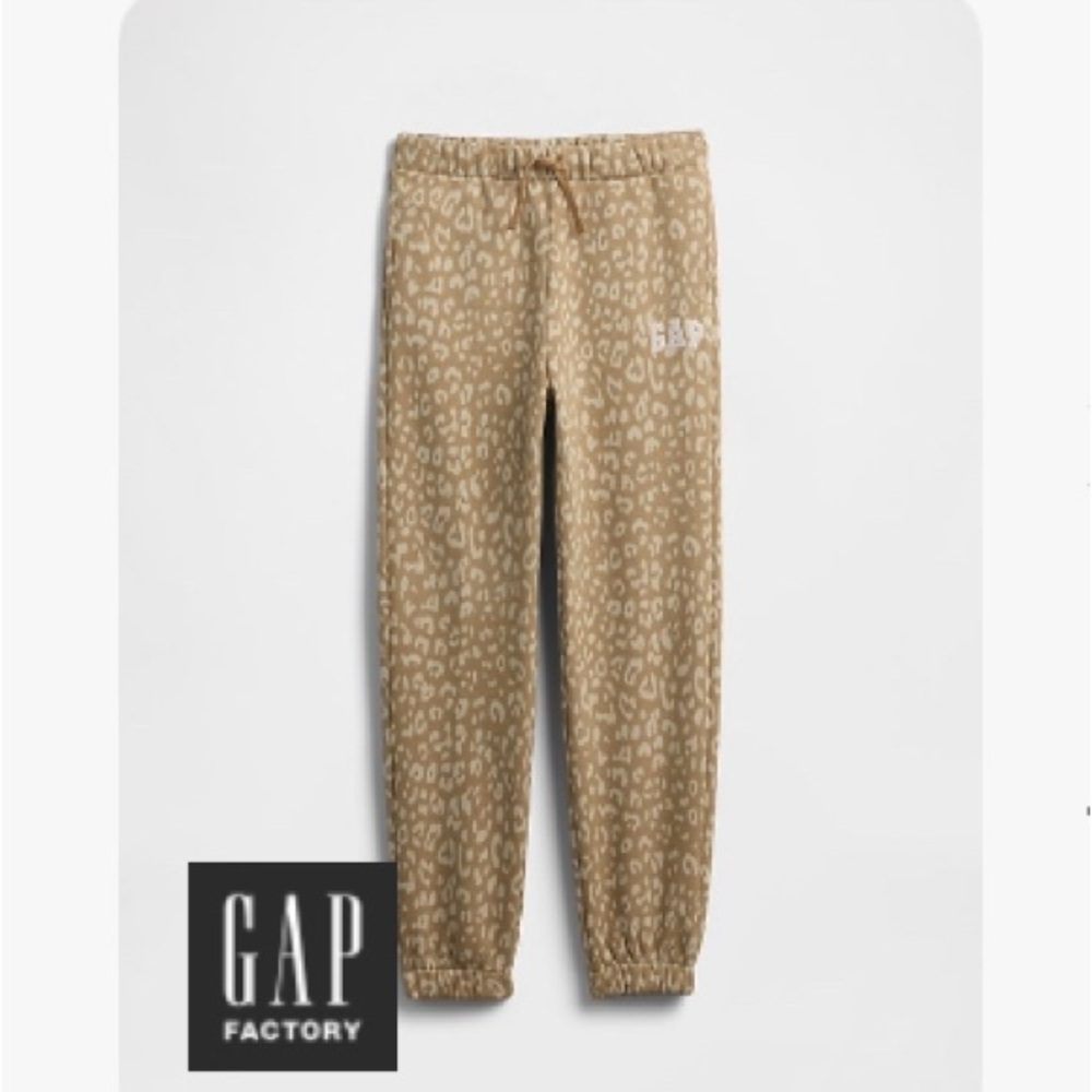 BabyGap Factory Beige Animal Print Joggers